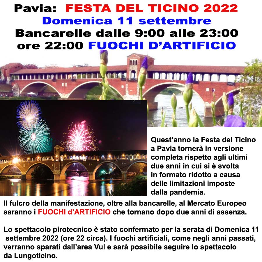 Fiera del Ticino Pavia 2022