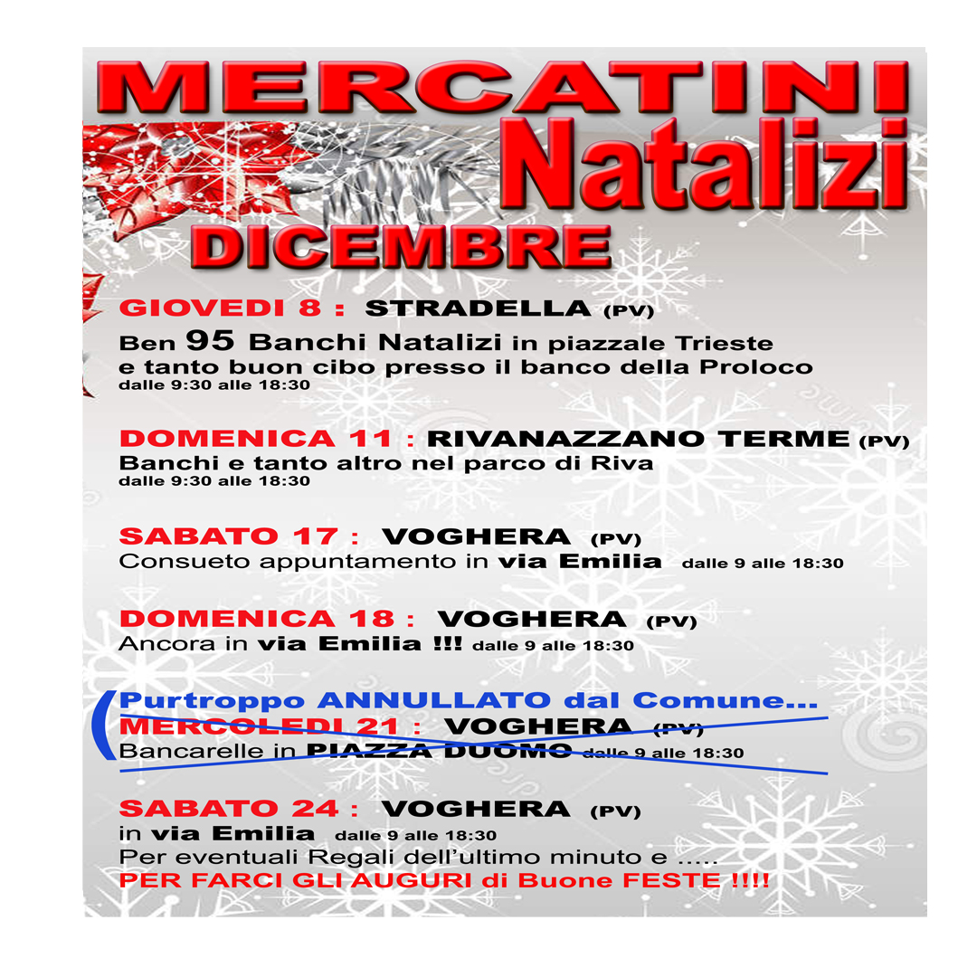 mercatini natalizi dicembre 2022