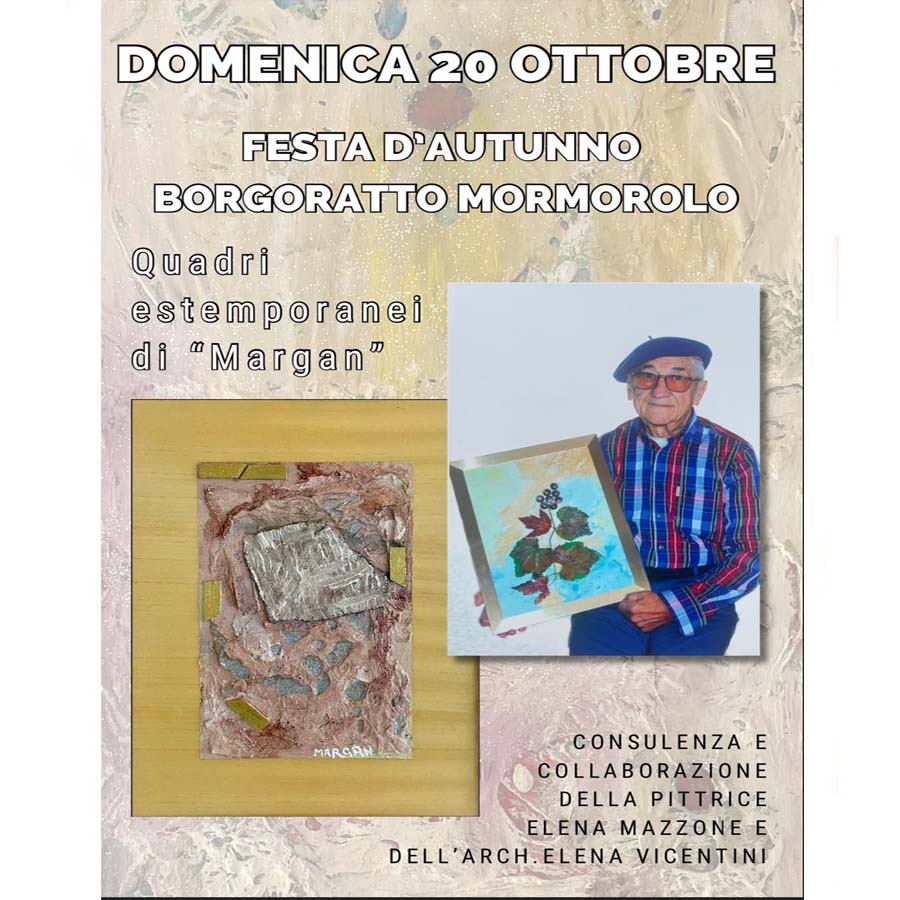 locandina mostra di pittura Borgoratto mororolo