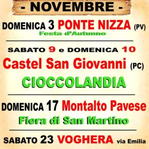 calendario novembre 2024
