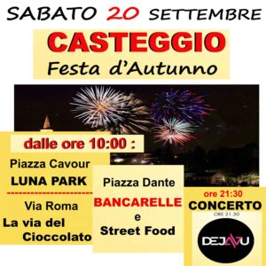 Locandina Festa d'autunno Casteggio 2025