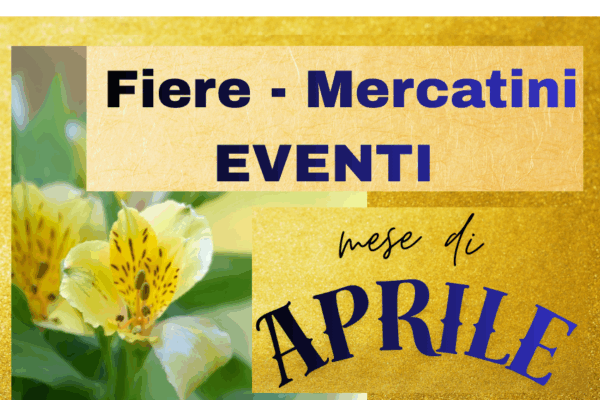 locandina Eventi mese di Aprile 2026