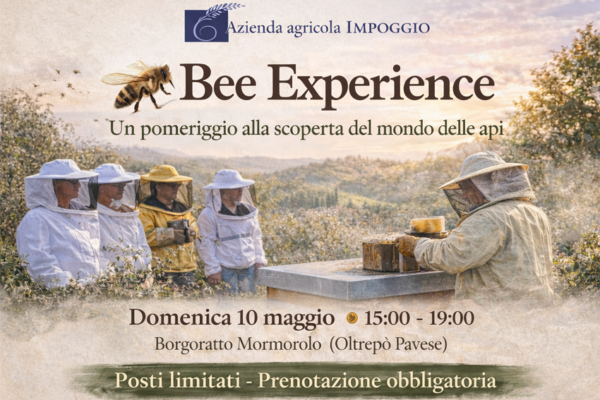 Locandina Evento Bee Experience 10 maggio 2026
