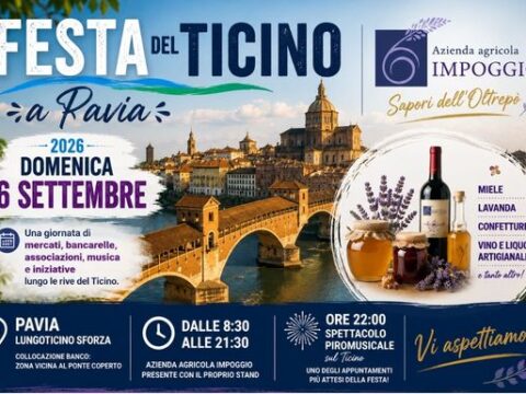 Festa del Ticino 2026 a Pavia – Domenica 6 settembre | Azienda Agricola Impoggio
